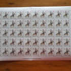 Postimerkkiarkki Punainen Risti 1986 perhosia - 5,00 + 0,50 - pikkukuva 1