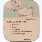 Kahvilappu Sarja   C  n:o 1 Vaniljakastike - pikkukuva 1