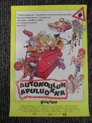 Autokoulun apuluokka (1985) - vanha elokuvajuliste