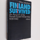 Max Jakobson : Finland survived : an account of the Finni... - pikkukuva 1