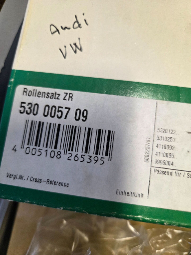 Rullasarja VAG TDI