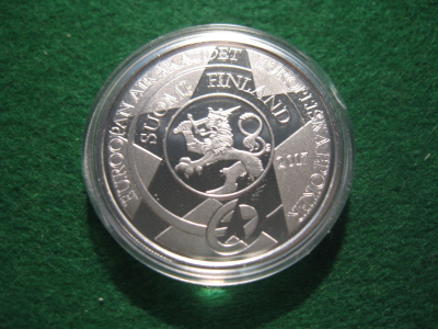 Suomi 10e hopea juhlaraha Kultakausi - 2017 PROOF
