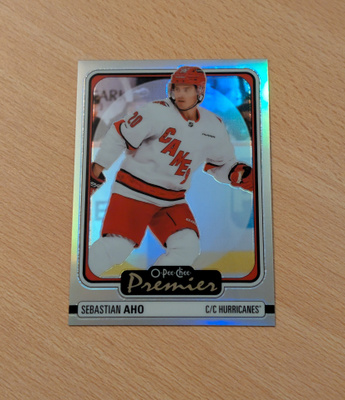2024-25 OPC Platinum Sebastian Aho OPC Premier