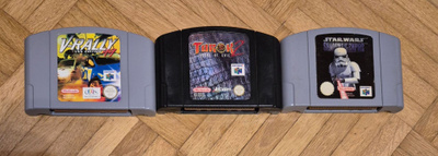 3kpl N64 looseja