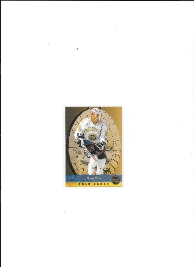 1995-96 SISU GOLD CARDS #11of24 Hannu Virta TPS