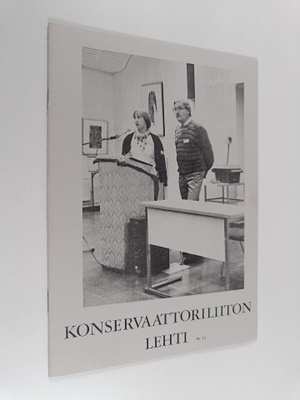Konservaattoriliiton lehti n:o 11, lokakuu 1985