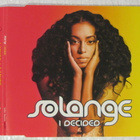 Solange • I Decided PROMO CD-Single - pikkukuva 1