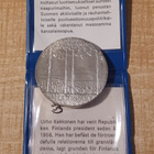 10 Mk 1975 Kekkonen 75v. Hopea 500 KL 9. - pikkukuva 1
