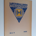 Historiallinen aikakauskirja N:o 3/1952 - pikkukuva 1