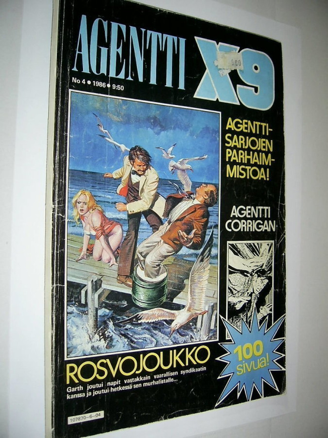 AGENTTI X9  No 4  1986
