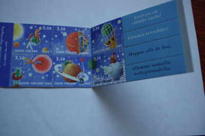 Postituore Ystävyydellä-vihko 2000 V49**