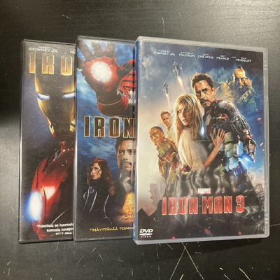 Iron Man 1-3 3DVD