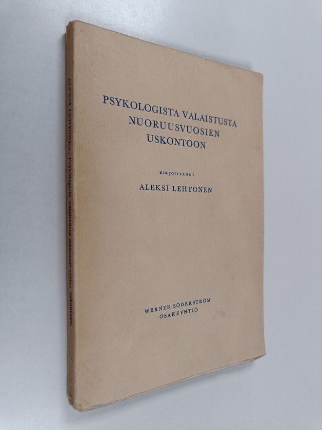Aleksi Lehtonen : Psykologista valaistusta nuoruusvuosien...
