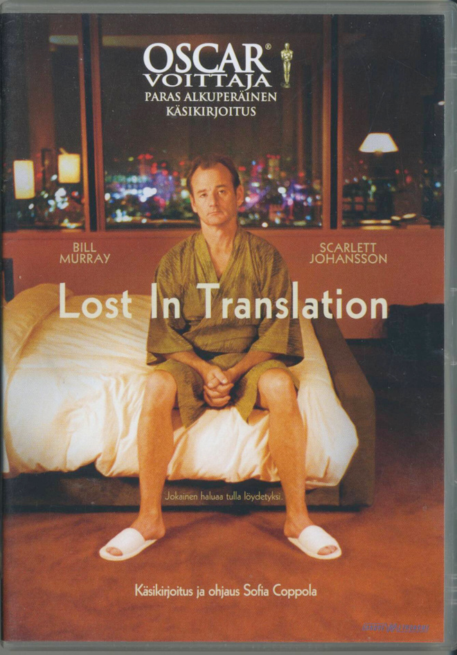 LOST IN TRANSLATION – Suomi-DVD 2003 - S. Coppola, B. Murray