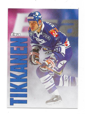 1998-99 CardSet Maajoukkue #43of47 Esa Tikkanen HIFK