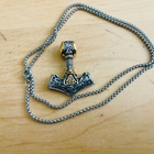 Kaulakoru ketju +riipus classic myth Viking Thor vasara 1kpl - pikkukuva 2
