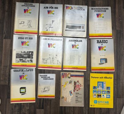 Commodore Vic 20 ruotsinkieliset oppaat
