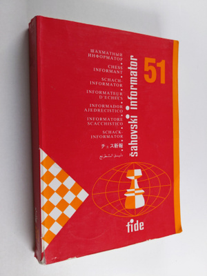 Chess informant 51 : Sahovski informator ; Schachinformat...