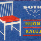 OTK Tulitikkuetiketti SOTKA HUONEKALUJA - pikkukuva 1