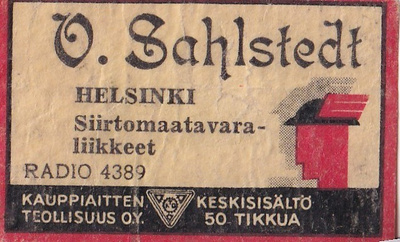 Helsinki, V. Sahlstedt , Radio 4389  ,   b491