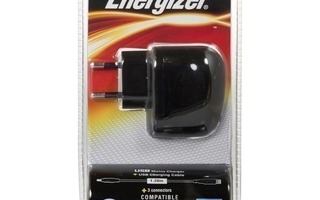 Energizer USB Laturi, USB A naaras, 1.2m kaapeli, musta UUSI