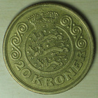 1990 Tanska 20 kruunua Margarethe II - pikkukuva 2