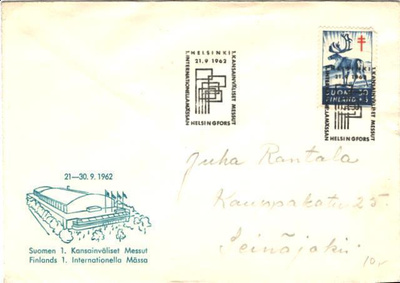 POSTILÄHETYS HELSINKI MESSUT ERIKOISLEIMA