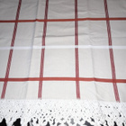 puuvilla verhokappa makramee reunus 65x156cm - pikkukuva 5