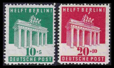 Bizone 101-2 ** Berlin-apu (1948)