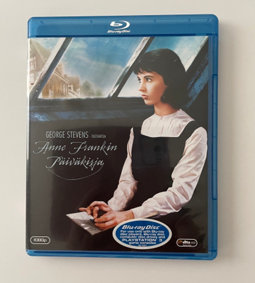 Anne Frankin päiväkirja blue-ray UUSI