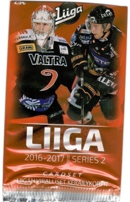 CARDSET 2016-17 sarja 2 kortteja 0,10e/kpl+erikoiskortteja