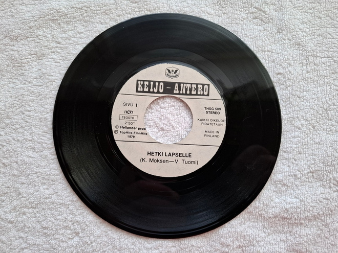 Keijo-Antero – Hetki Lapselle / Haapamäen Helena 7" single
