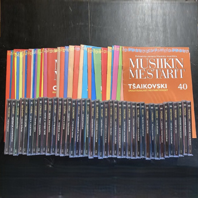 Musiikin mestarit - koko sarja 40CD + 40 vihkoa