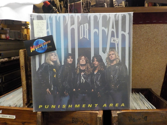 FAITH OR FEAR - PUNISHMENT AREA EX+/EX+ LP