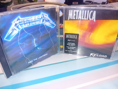 2 kpl CD METALLICA Ride the Lightning & Reload ( SIS POSTIKU