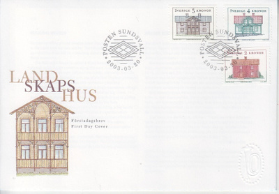 Ruotsi FDC 2003 Taloja