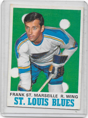 1970-71 OPC #214 Frank St.Marseille , St Louis Blues