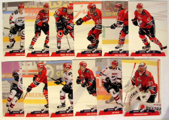 Cardset 2017-18 HIFK 1-12 teamset
