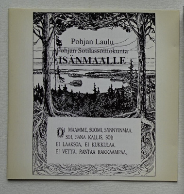 cd, Pohjan laulu / Pohjan sotilassoittokunta - Isänmaalle [b