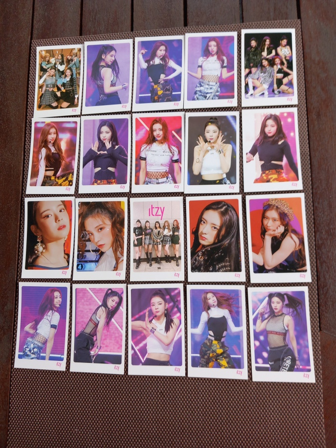 Itzy photo message card kuvat 0,25 kpl