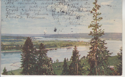 Rovaniemi kemijoki kortti 1915 sotasensuuri
