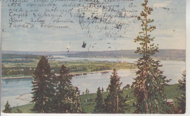 Rovaniemi kemijoki kortti 1915 sotasensuuri