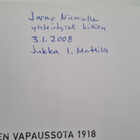 Jukka I. Mattila : Suomen vapaussota 1918 (signeerattu, t... - pikkukuva 3