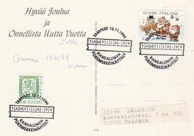 ERIKOISLEIMA , Tamfila, Tampere 12.11.1999