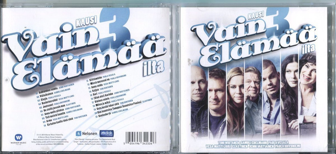 VAIN ELÄMÄÄ . KOKOELMA CD-LEVY . KAUSI 3 ILTA