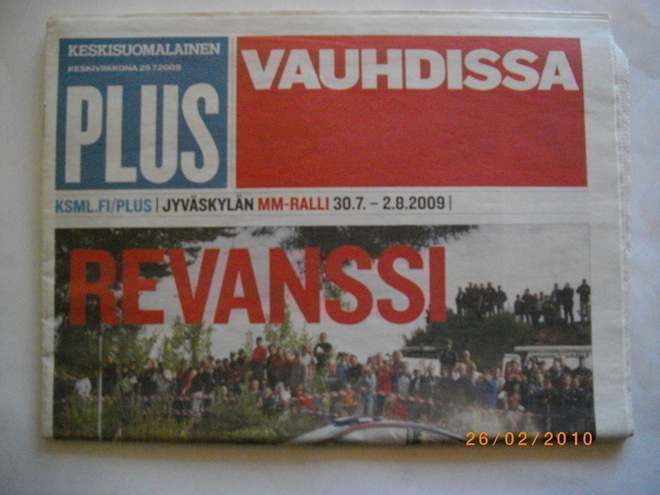 Vauhdissa - Keskisuomalaisen Neste-ralli liite 2009 (7.11)