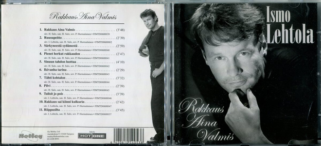 ISMO LEHTOLA . CD-LEVY . RAKKAUS AINA VALMIS