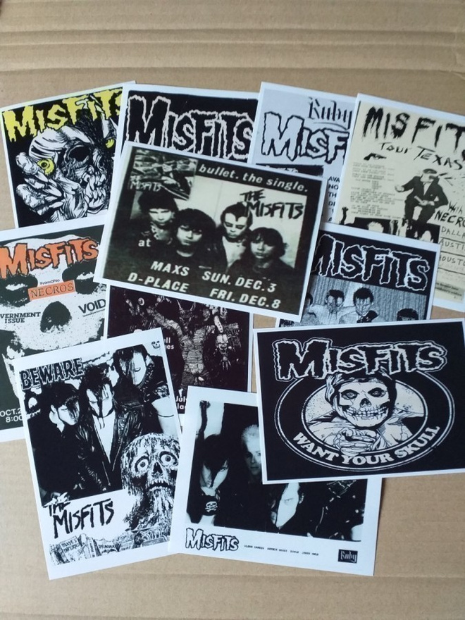 MISFITS valokuva 11kpl n. 9cm x 13cm