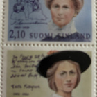 SUOMALAISIA NAISVAIKUTTAJIA POSTIMERKKIVIHKO - pikkukuva 4