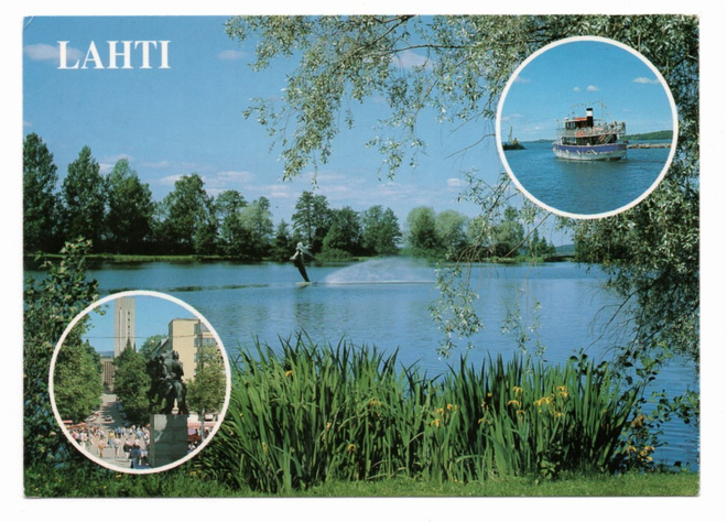 Lahti: Pikkuvesijärvi, laiva ym
